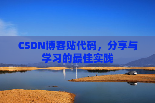 CSDN博客贴代码，分享与学习的最佳实践